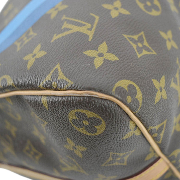 LOUIS VUITTON Speedy 40 Bandouliere Heritage Monogram Canvas Travel Bag Brown