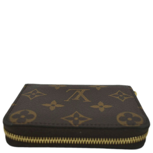 LOUIS VUITTON Monogram Canvas Zippy Coin Purse Brown