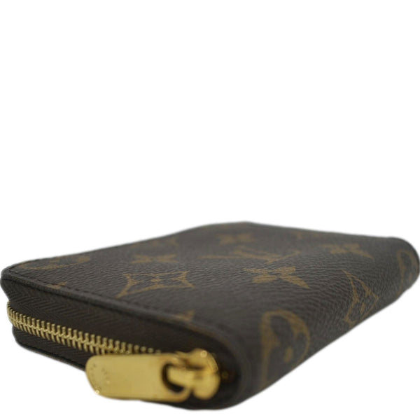 LOUIS VUITTON Monogram Canvas Zippy Coin Purse Brown