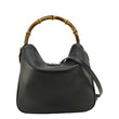 GUCCI Diana Medium Leather Top Handle Shoulder Bag Black 746124