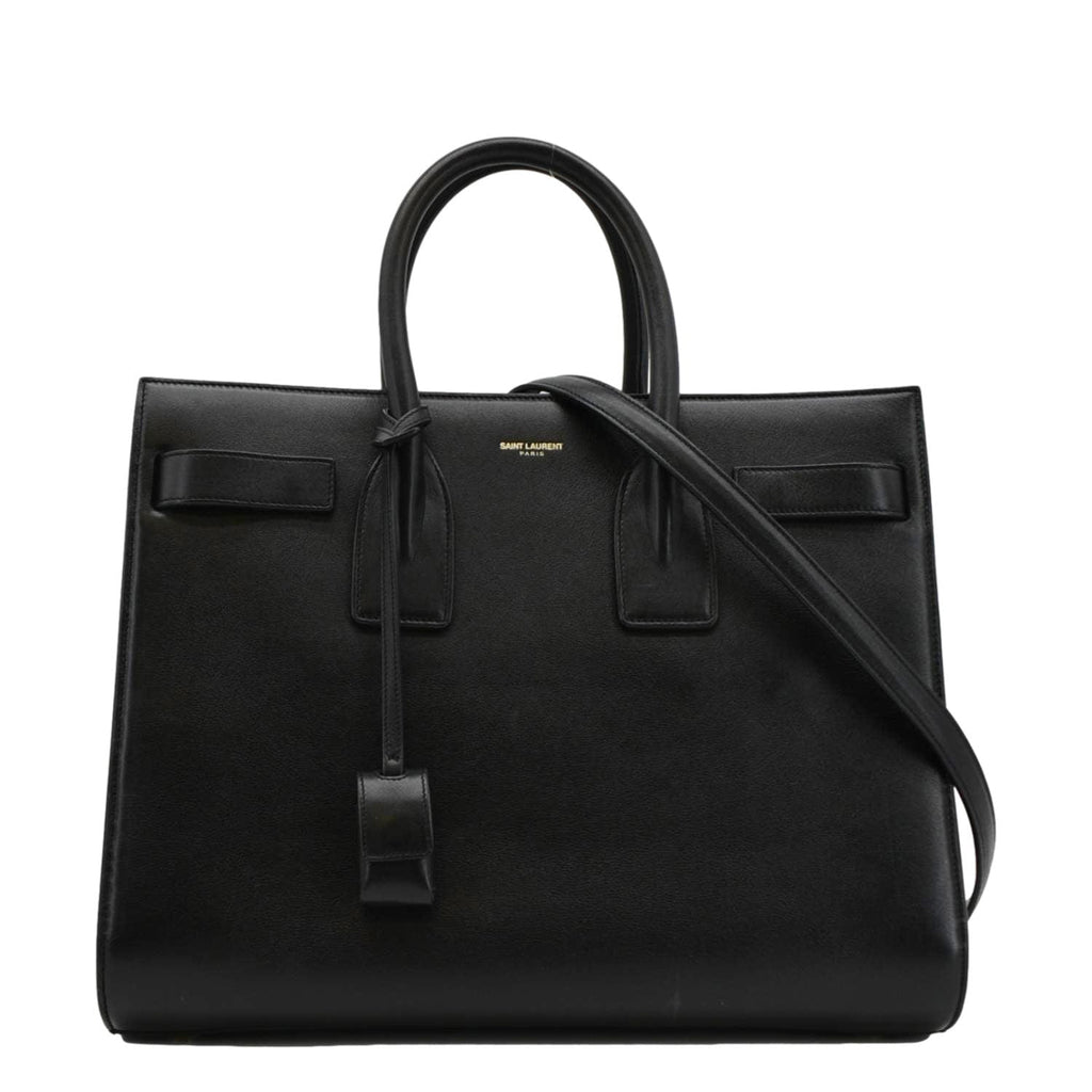 Yves Saint Laurent Sac De Jour Small Leather Shoulder Bag Black