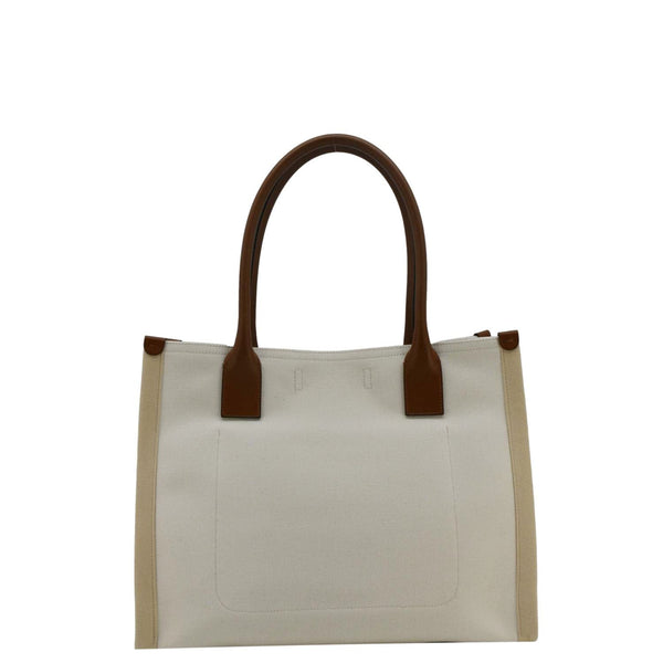 CHRISTIAN LOUBOUTIN Nastroloubi Canvas Tote Bag Off White