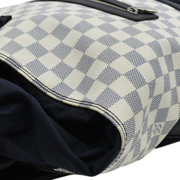 LOUIS VUITTON Matchpoint Damier Azur Backpack White