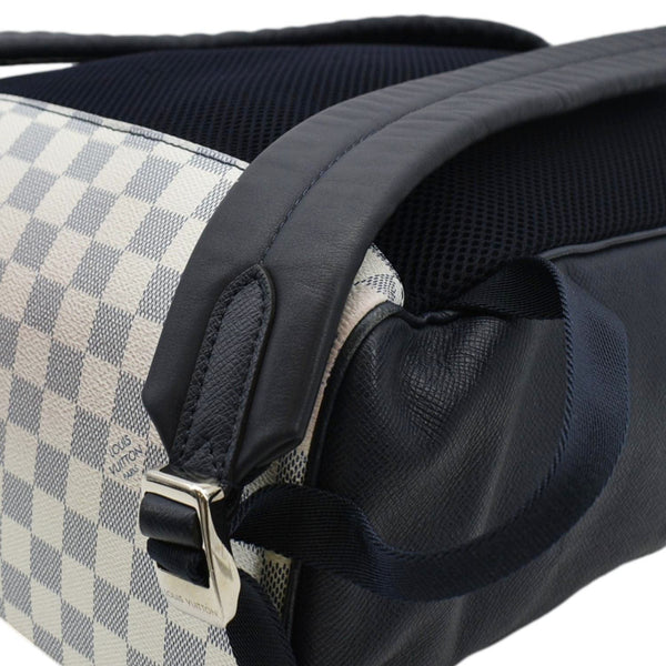 LOUIS VUITTON Matchpoint Damier Azur Backpack White