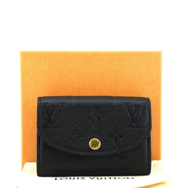 LOUIS VUITTON Rosalie Monogram Empriente Leather Coin Purse Black