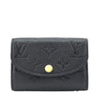 LOUIS VUITTON Rosalie Monogram Empriente Leather Coin Purse Black