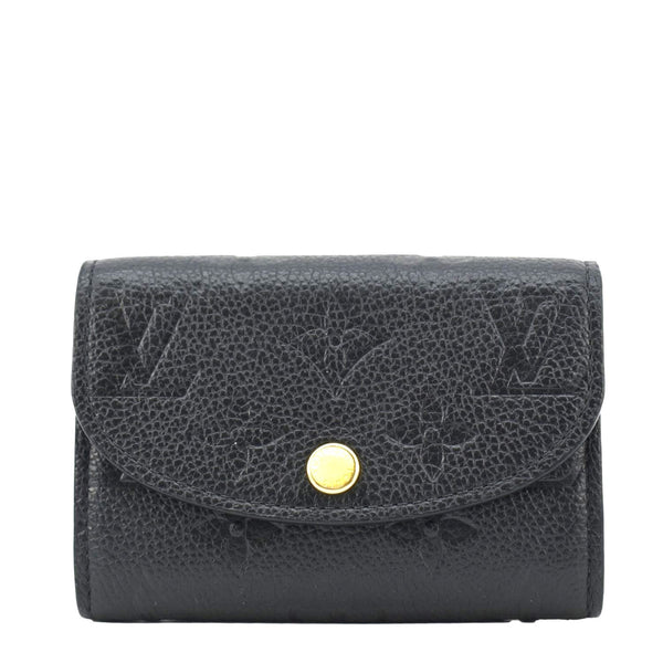 LOUIS VUITTON Rosalie Monogram Empriente Leather Coin Purse Black