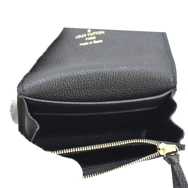 LOUIS VUITTON Rosalie Monogram Empriente Leather Coin Purse Black