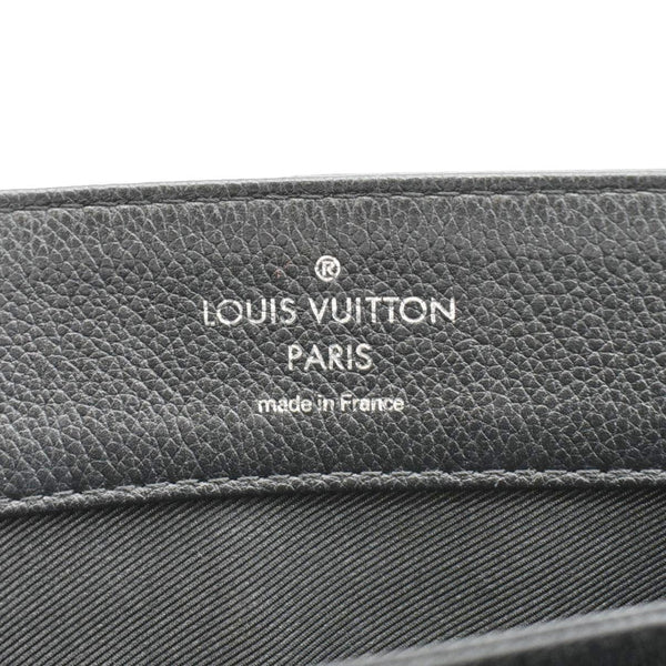 LOUIS VUITTON Lockme II Calfskin Leather Shoulder Bag Black