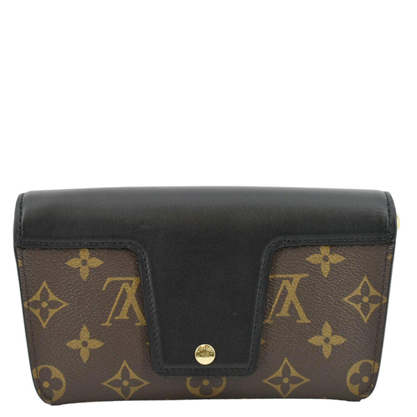 LOUIS VUITTON Padlock On Strap Monogram Canvas Shoulder Bag Black