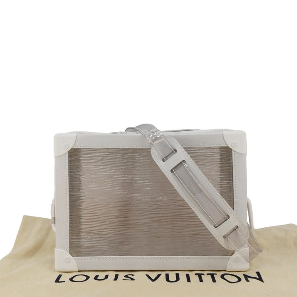 LOUIS VUITTON Plage PVC Epi Leather Soft Trunk Crossbody Bag White