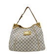 LOUIS VUITTON Galliera PM Damier Azur Hobo Bag White