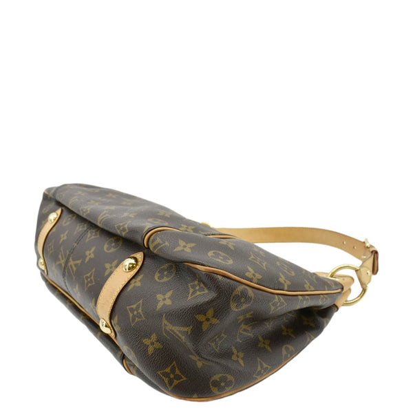 LOUIS VUITTON Galliera PM Monogram Canvas Shoulder Bag Brown