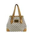 LOUIS VUITTON  Hampstead MM Damier Azur Shoulder Bag White