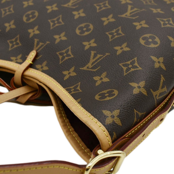 LOUIS VUITTON Carryall PM Monogram Canvas Shoulder Bag Brown