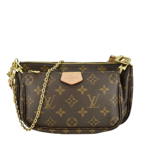 LOUIS VUITTON Multi Pochette Accessoires Monogram Canvas Shoulder Bag Brown