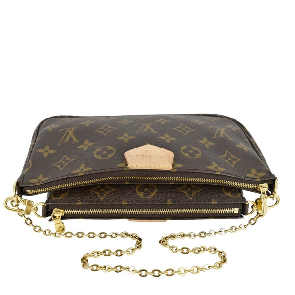 LOUIS VUITTON Multi Pochette Accessoires Monogram Canvas Shoulder Bag Brown