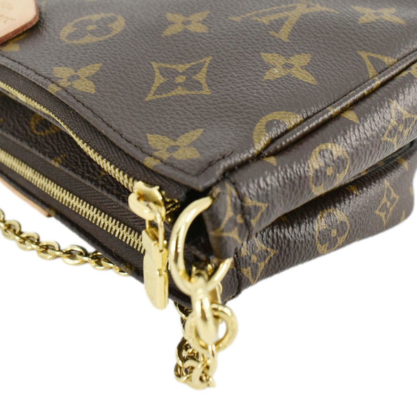 LOUIS VUITTON Multi Pochette Accessoires Monogram Canvas Shoulder Bag Brown