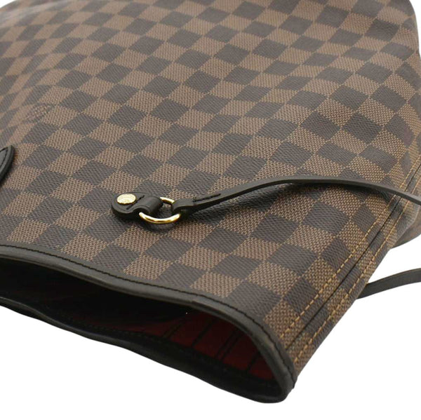 LOUIS VUITTON Neverfull GM Damier Ebene Tote Shoulder Bag Brown