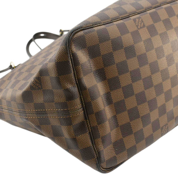 LOUIS VUITTON Neverfull GM Damier Ebene Tote Shoulder Bag Brown