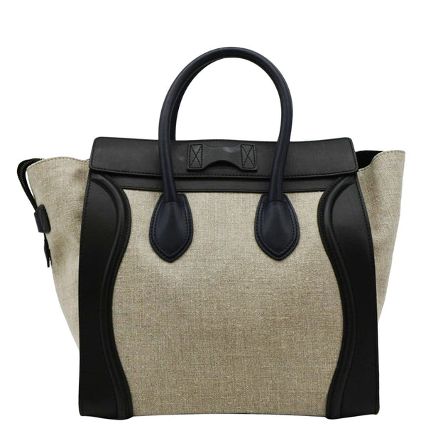 CELINE Mini Luggage Leather Tote back look