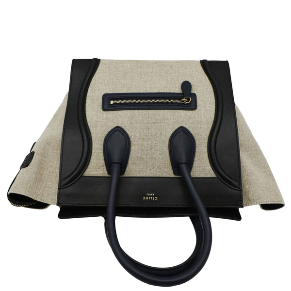 CELINE Mini Luggage Leather Tote top look