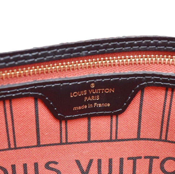 LOUIS VUITTON World Tour Neverfull MM Monogram Canvas Tote Shoulder Bag Brown