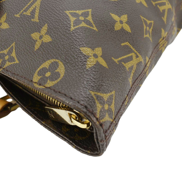 LOUIS VUITTON Cabas Piano Monogram Canvas Tote Bag Brown