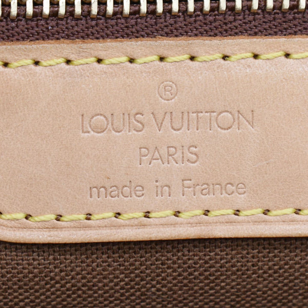 LOUIS VUITTON Cabas Piano Monogram Canvas Tote Bag Brown