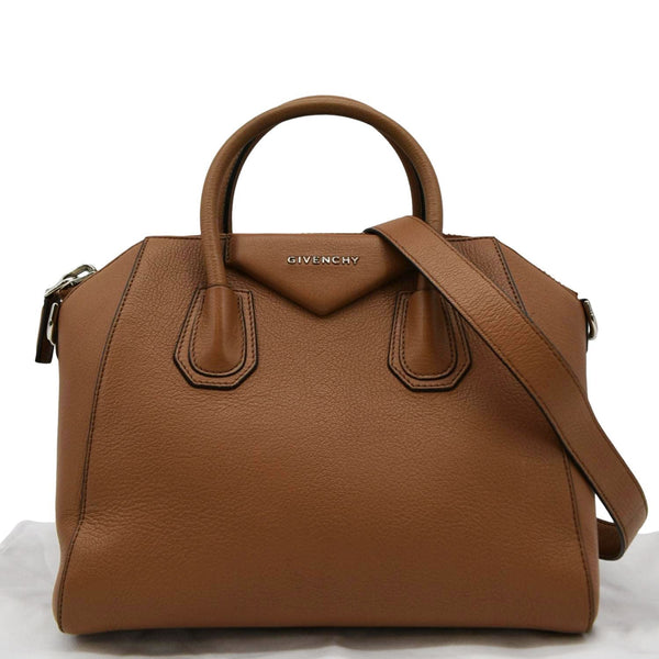 GIVENCHY Antigona Small Leather Satchel Shoulder front look