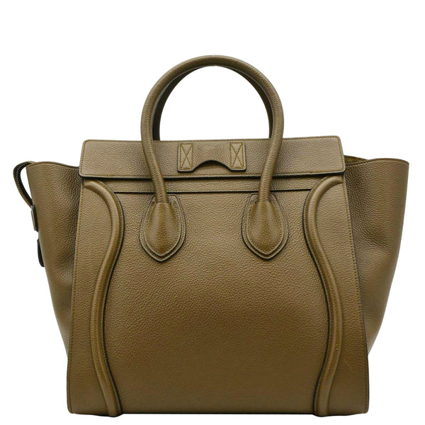 CELINE Mini Luggage Leather Tote back look