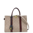 LOUIS VUITTON Very MM Monogram Cuir Plume Tote Light Purple