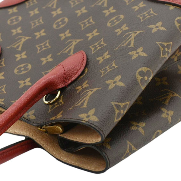 LOUIS VUITTON Flandrin Monogram Canvas Tote Shoulder Bag Cherry