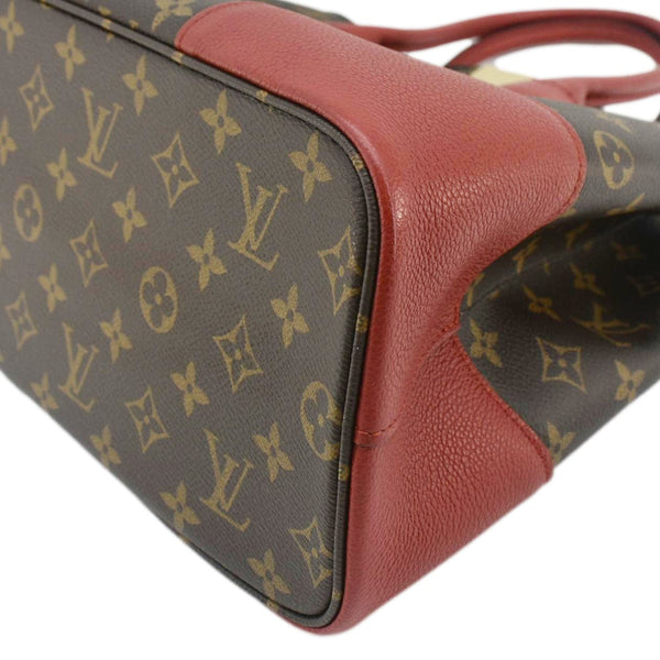 LOUIS VUITTON Flandrin Monogram Canvas Tote Shoulder Bag Cherry