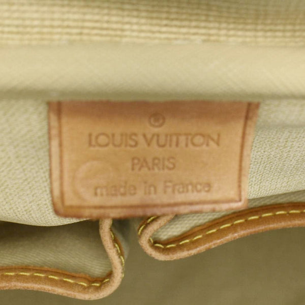 LOUIS VUITTON Deauville Bowling Monogram Canvas Satchel Bag Brown