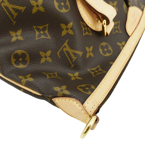 LOUIS VUITTON Palermo PM Monogram Canvas Shoulder Bag Brown