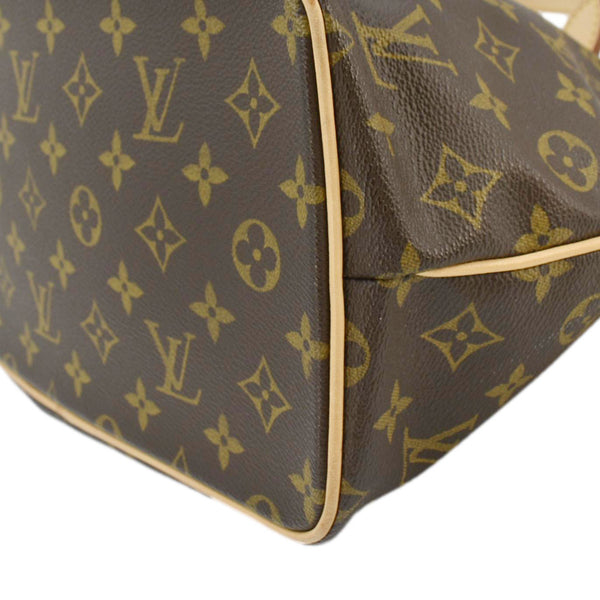 LOUIS VUITTON Palermo PM Monogram Canvas Shoulder Bag Brown