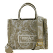 VERSACE Athena Barocco Canvas Tote Bag Beige