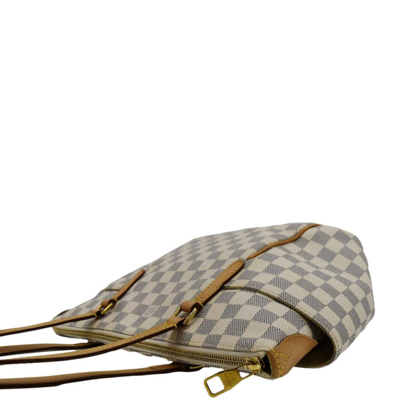 LOUIS VUITTON Totally PM Damier Azur Shoulder Bag White