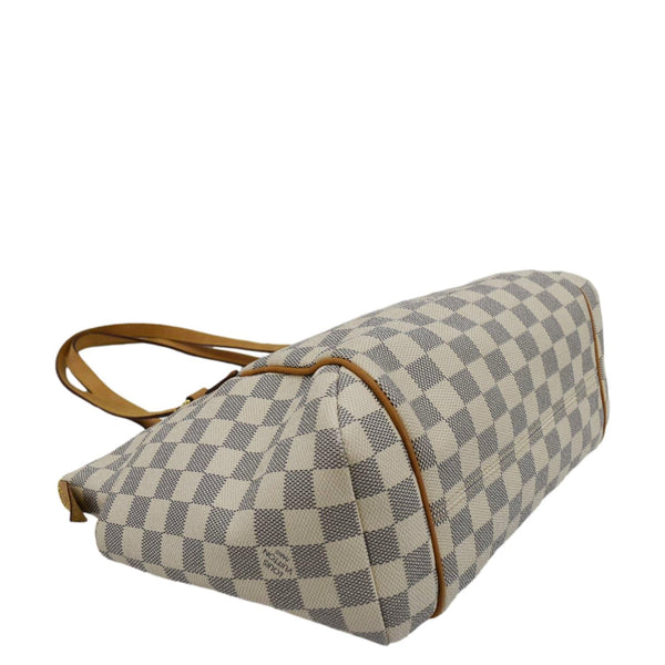 LOUIS VUITTON Totally PM Damier Azur Shoulder Bag White