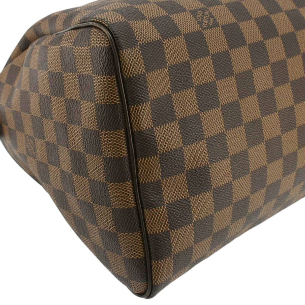 LOUIS VUITTON Speedy 30 Damier Ebene Satchel Bag Brown