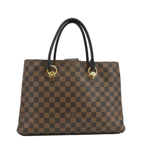 LOUIS VUITTON LV Riverside Damier Ebene Shoulder Bag Black