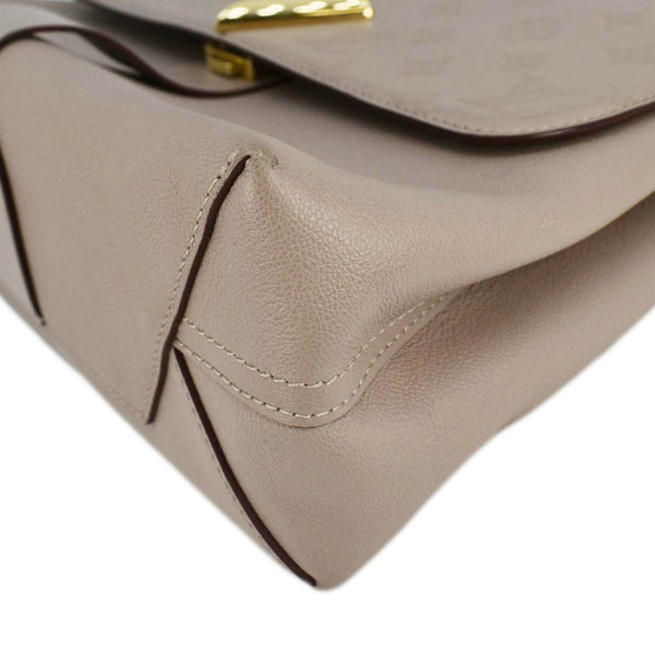 LOUIS VUITTON Very One Handle Calfskin Monogram Shoulder Bag Beige