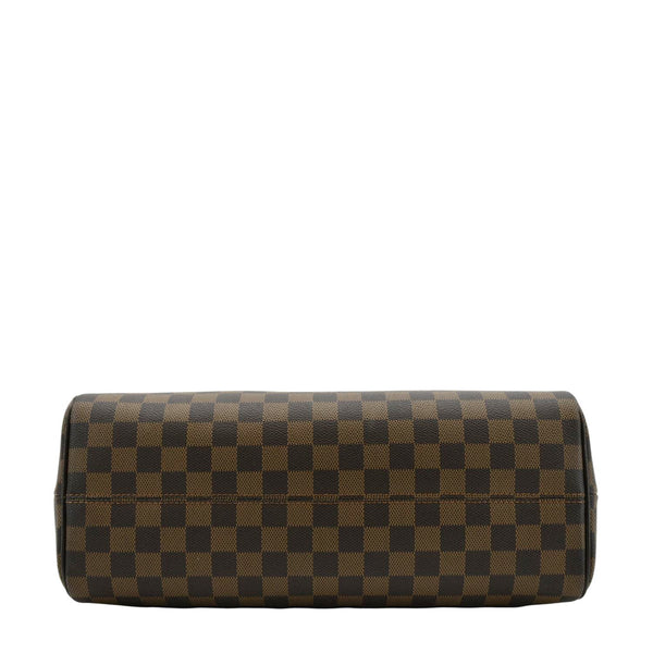 LOUIS VUITTON Nolita Damier Ebene Satchel Bag Brown