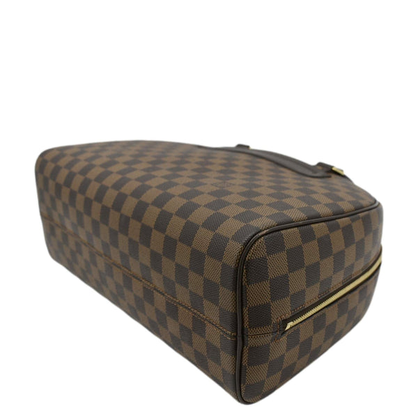 LOUIS VUITTON Nolita Damier Ebene Satchel Bag Brown