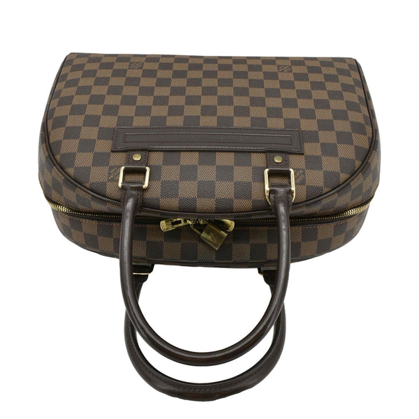 \LV Nolita Damier Ebene Satchel Bag Brown upper look