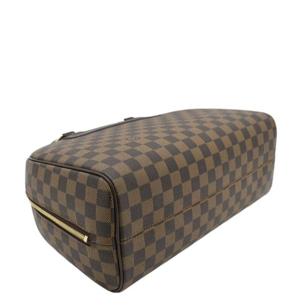 LOUIS VUITTON Nolita Damier Ebene Satchel Bag Brown