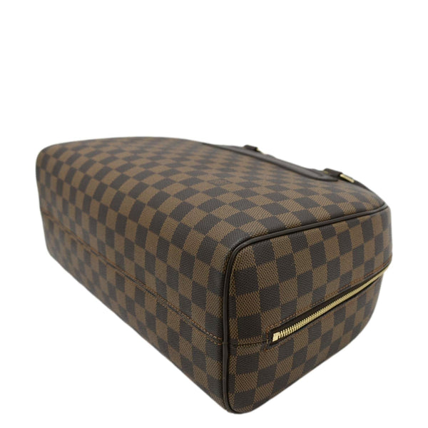 LOUIS VUITTON Nolita Damier Ebene Satchel Bag Brown