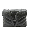 YVES SAINT LAURENT Loulou Toy Quilted Leather Crossbody Bag Black