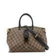 LOUIS VUITTON Odeon MM Damier Ebene Shoulder Bag Black